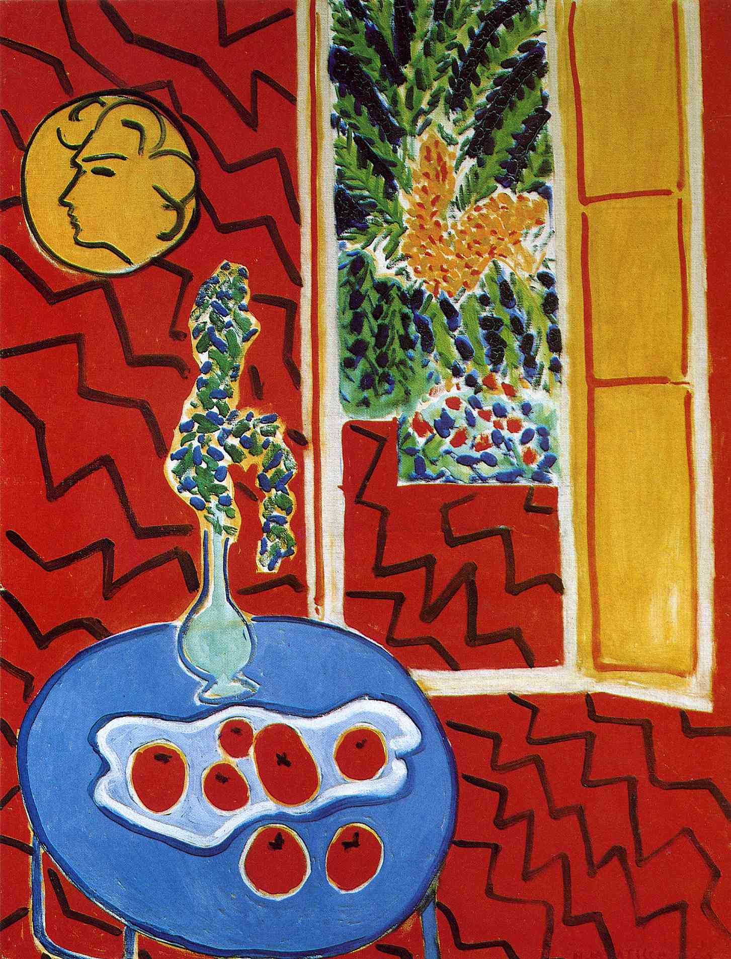 Henri Matisse - Red Interior. Still Life on a Blue Table 1947
